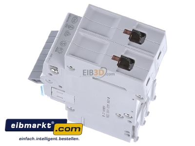 View top right Hager MBN220 Miniature circuit breaker 2-p B20A - 
