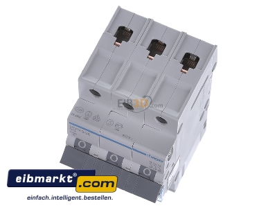 View up front Hager MBN306 Miniature circuit breaker 3-p B6A

