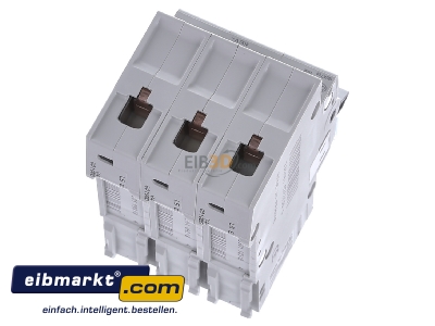 Top rear view Hager MBN310 Miniature circuit breaker 3-p B10A
