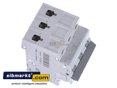 View top left Hager MBN313 Miniature circuit breaker 3-p B13A 
