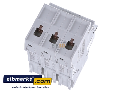 Top rear view Hager MBN313 Miniature circuit breaker 3-p B13A 
