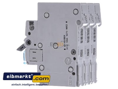 View on the right Hager MBN316 Miniature circuit breaker 3-p B16A 
