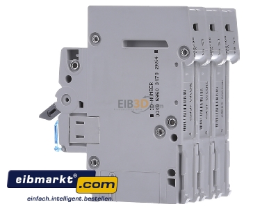 Ansicht rechts Hager MBN320 Leitungsschutzschalter 3pol. B-20A, 6kA 