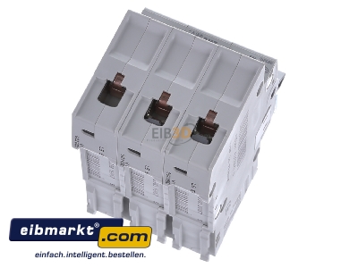 Top rear view Hager MBN320 Miniature circuit breaker 3-p B20A
