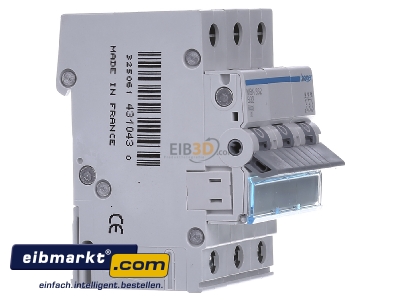 View on the left Hager MBN332 Miniature circuit breaker 3-p B32A
