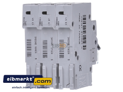 Back view Hager MBN332 Miniature circuit breaker 3-p B32A
