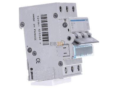 View on the left Hager MBN340 Miniature circuit breaker 3-p B40A 
