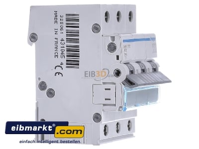View on the left Hager MBN350 Miniature circuit breaker 3-p B50A 
