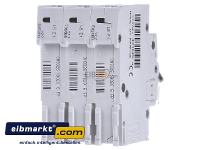 Back view Hager MBN350 Miniature circuit breaker 3-p B50A 
