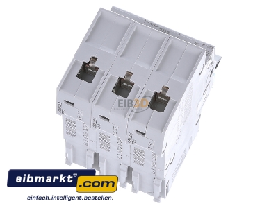 Top rear view Hager MBN350 Miniature circuit breaker 3-p B50A 
