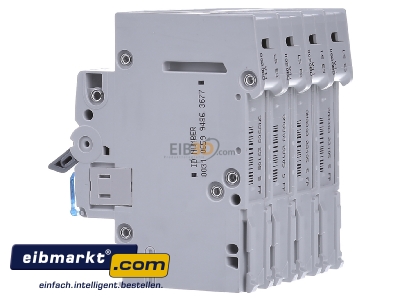 View on the right Hager MBN420 Miniature circuit breaker 4-p B20A
