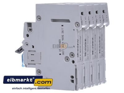 Ansicht rechts Hager MBN420 Leitungsschutzschalter 4pol. B-20A, 6kA 