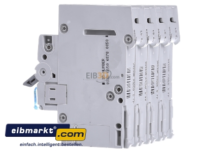 View on the right Hager MBN432 Miniature circuit breaker 4-p B32A 
