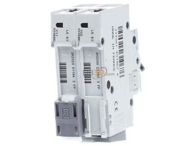 Back view Hager MBN506 Miniature circuit breaker 2-p B6A 
