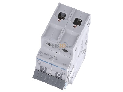 Ansicht oben vorne Hager MBN513 Leitungsschutzschalter 1p+N, B-13A, 6kA 