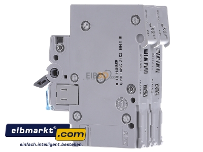 Ansicht rechts Hager MBN516 Leitungsschutzschalter 1p+N, B-16A, 6kA 