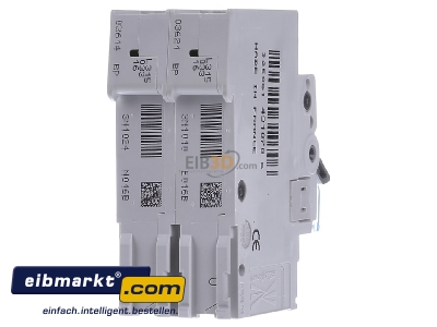 Back view Hager MBN516 Miniature circuit breaker 1-p B16A
