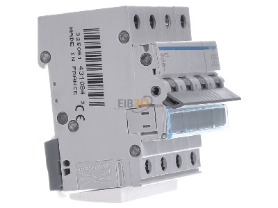 View on the left Hager MBN613 Miniature circuit breaker 4-p B13A 
