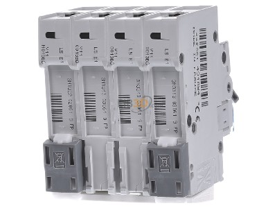 Back view Hager MBN613 Miniature circuit breaker 4-p B13A 
