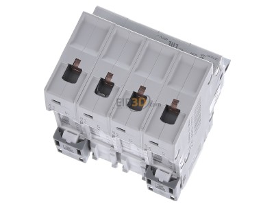 Top rear view Hager MBN613 Miniature circuit breaker 4-p B13A 
