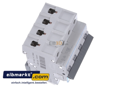 View top left Hager MBN616 Miniature circuit breaker 4-p B16A

