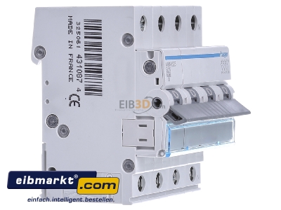 View on the left Hager MBN625 Miniature circuit breaker 3-p B25A - 
