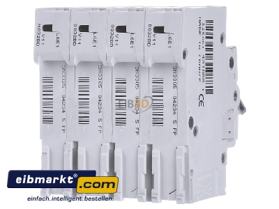 Back view Hager MBN632 Miniature circuit breaker 3-p B32A - 
