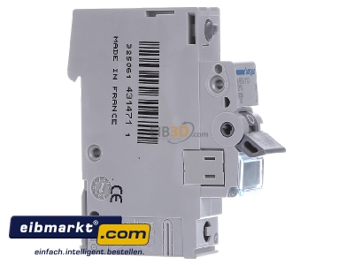 View on the left Hager MBS110 Miniature circuit breaker 1-p B10A 
