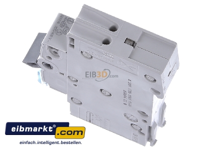 Ansicht oben rechts Hager MBS110 Leitungsschutzschalter 1p. B-10A,6kA,1M QC 