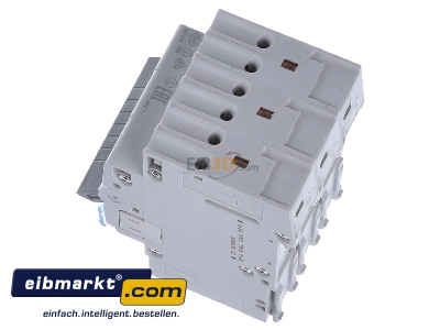 Ansicht oben rechts Hager MBS310 Leitungsschutzschalter 3p. B-10A,6kA,3M QC 