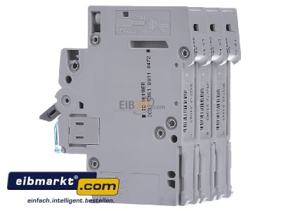 View on the right Hager MBS313 Miniature circuit breaker 3-p B13A
