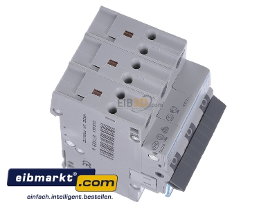 View top left Hager MBS320 Miniature circuit breaker 3-p B20A
