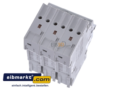 Top rear view Hager MBS320 Miniature circuit breaker 3-p B20A
