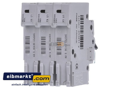 Back view Hager MBS332 Miniature circuit breaker 3-p B32A - 
