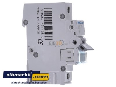 View on the left Hager MCN101 Miniature circuit breaker 1-p C1A
