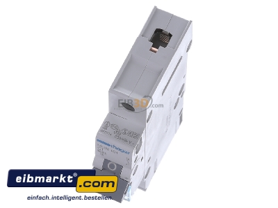 View up front Hager MCN101 Miniature circuit breaker 1-p C1A
