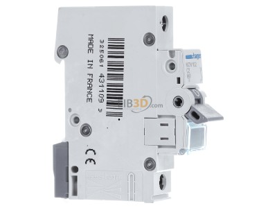 Ansicht links Hager MCN102 Leitungsschutzschalter 1pol. C-2A, 6kA 