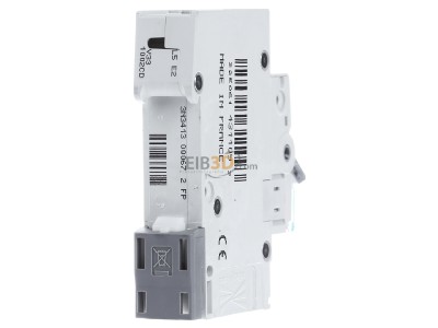 Ansicht hinten Hager MCN102 Leitungsschutzschalter 1pol. C-2A, 6kA 