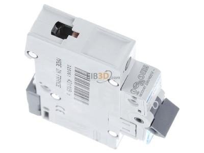 Ansicht oben links Hager MCN102 Leitungsschutzschalter 1pol. C-2A, 6kA 
