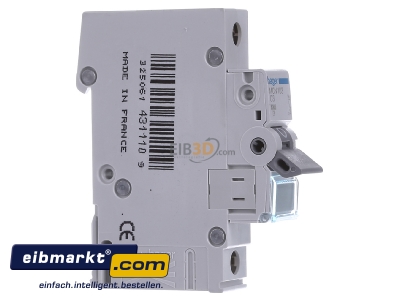 View on the left Hager MCN103 Miniature circuit breaker 1-p C3A

