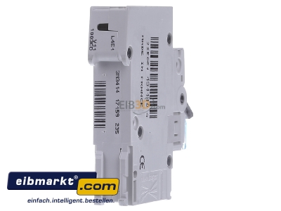 Back view Hager MCN103 Miniature circuit breaker 1-p C3A
