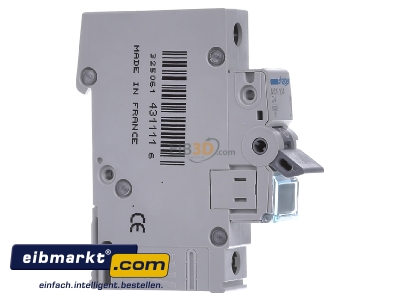 View on the left Hager MCN104 Miniature circuit breaker 1-p C4A
