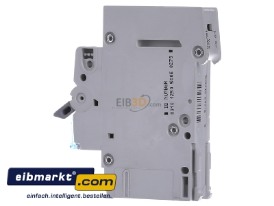 View on the right Hager MCN104 Miniature circuit breaker 1-p C4A

