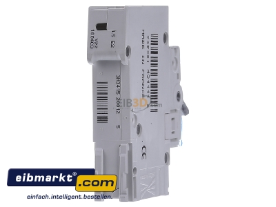 Back view Hager MCN104 Miniature circuit breaker 1-p C4A
