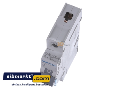 View up front Hager MCN104 Miniature circuit breaker 1-p C4A
