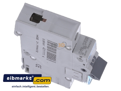 View top left Hager MCN104 Miniature circuit breaker 1-p C4A

