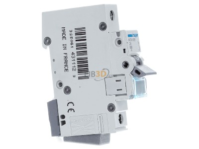 View on the left Hager MCN106 Miniature circuit breaker 1-p C6A 

