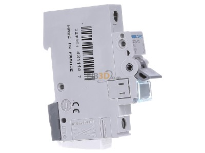 View on the left Hager MCN113 Miniature circuit breaker 1-p C13A 
