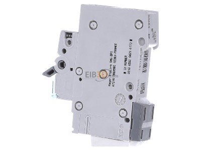 View on the right Hager MCN113 Miniature circuit breaker 1-p C13A 
