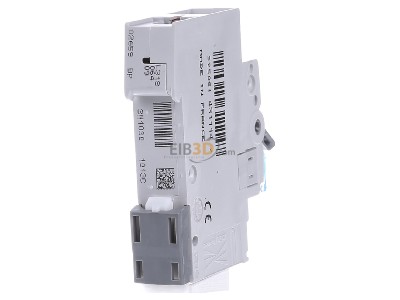 Back view Hager MCN113 Miniature circuit breaker 1-p C13A 
